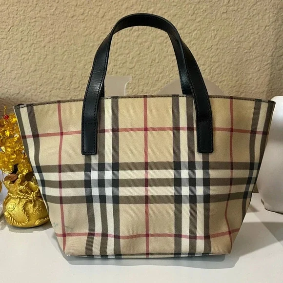 BURBERRY MINI TOTE - Picture 2 of 14